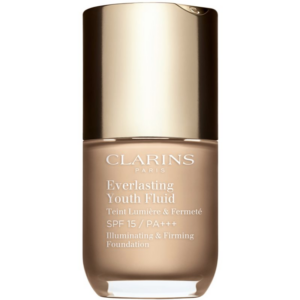 Clarins Everlasting Youth Fluid Foundation élénkítő make-up SPF 15 árnyalat 105 Nude 30 ml-Ár