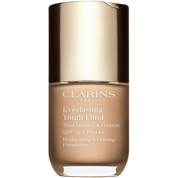 Clarins Everlasting Youth Fluid Foundation élénkítő make-up SPF 15 árnyalat 108.3 Organza 30 ml-Ár