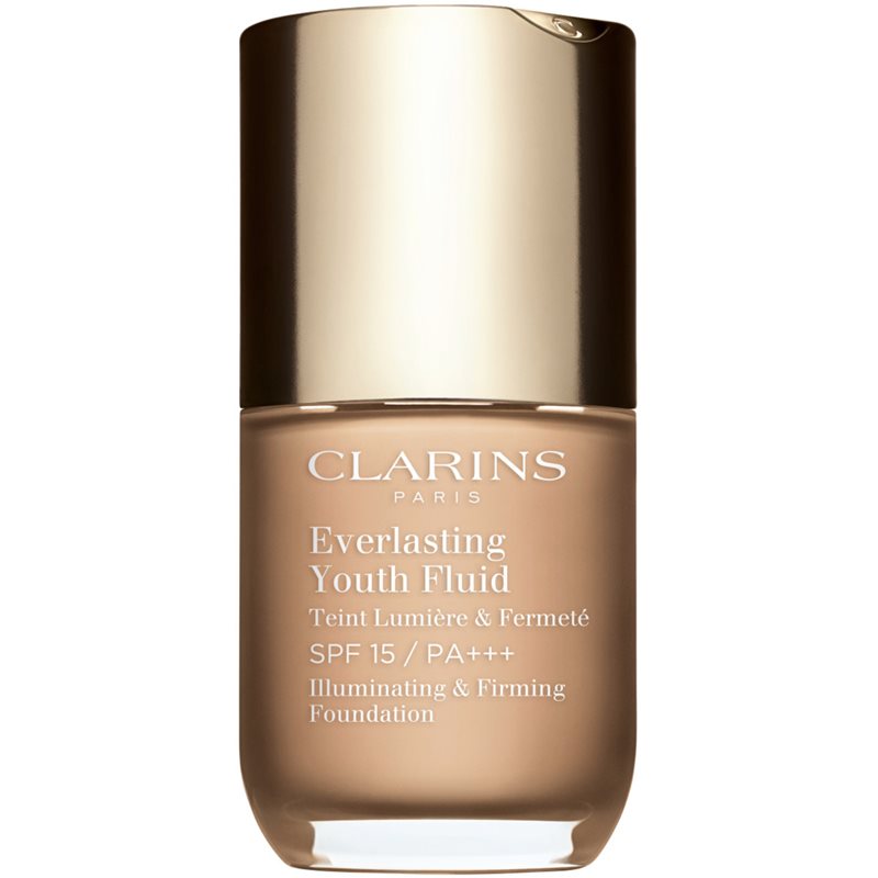 Clarins Everlasting Youth Fluid Foundation élénkítő make-up SPF 15 árnyalat 108.3 Organza 30 ml-Ár