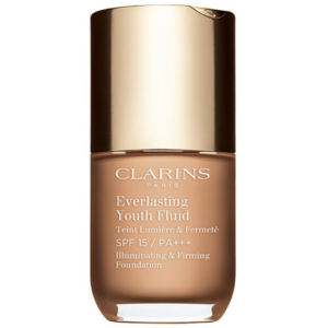 Clarins Everlasting Youth Fluid Foundation élénkítő make-up SPF 15 árnyalat 110 Honey 30 ml-Eredeti