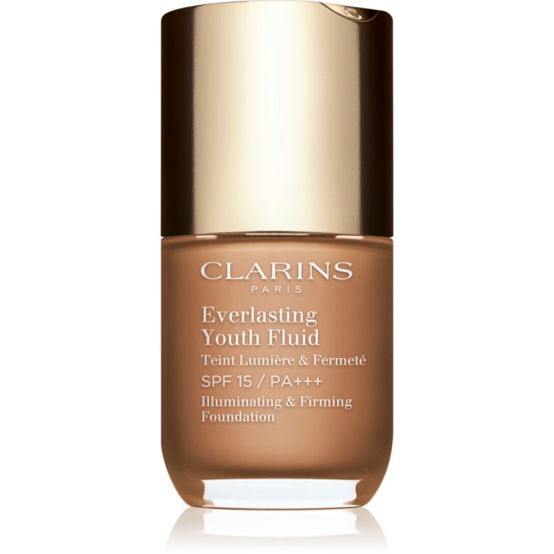 Clarins Everlasting Youth Fluid Foundation élénkítő make-up SPF 15 árnyalat 113 Chestnut 30 ml-Ár