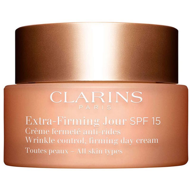 Clarins Extra-Firming Day bőrfeszesség megújító nappali krém SPF 15 50 ml-Eredeti