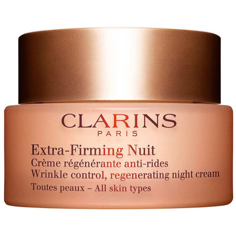 Clarins Extra-Firming Night feszesítő éjszakai krém regeneráló hatással minden bőrtípusra 50 ml-Eredeti