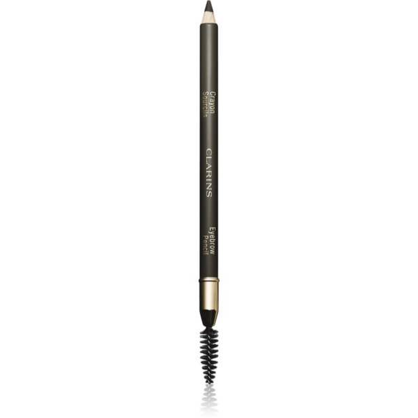 Clarins Eyebrow Crayon Sourcils szemöldök ceruza kefével árnyalat 01 - Dark Brown 1