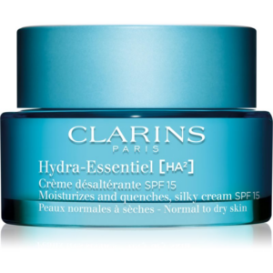 Clarins Hydra-Essentiel [HA²] Silky Cream SPF 15 selymesen gyengéd hidratáló krém SPF 15 50 ml-Ár