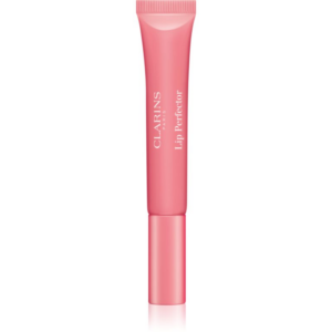 Clarins Lip Perfector Shimmer ajakfény hidratáló hatással árnyalat 01 Rose Shimmer 12 ml-Eredeti