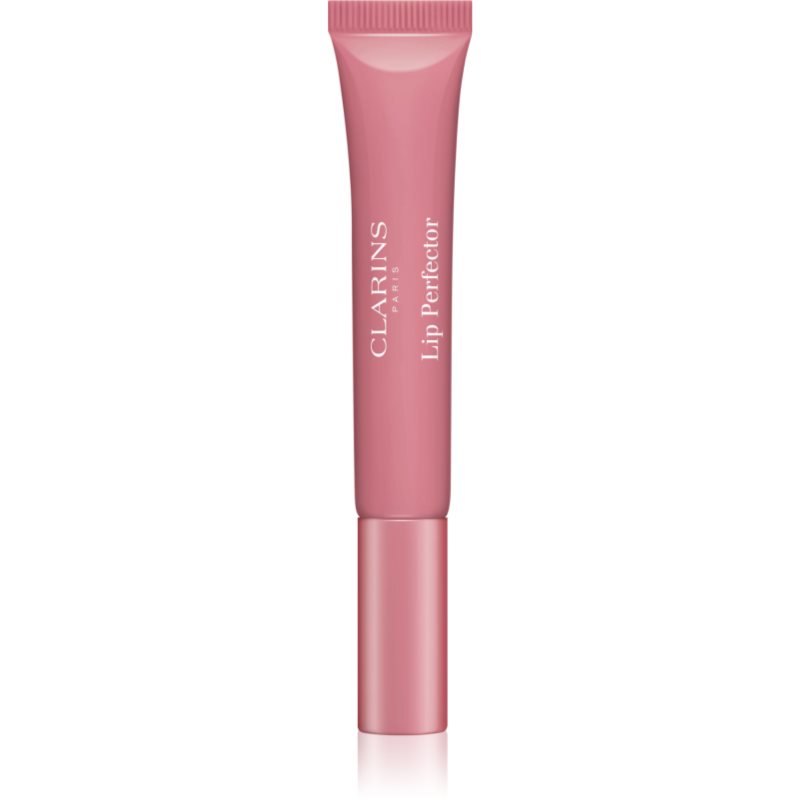 Clarins Lip Perfector Shimmer ajakfény hidratáló hatással árnyalat 07 Toffee Pink Shimmer 12 ml-Eredeti
