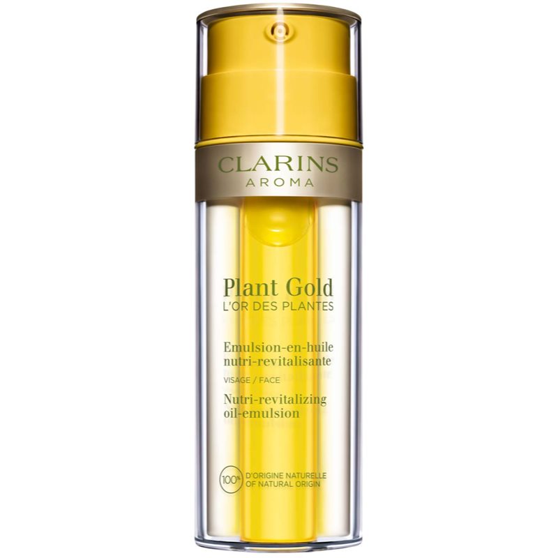 Clarins Plant Gold Nutri-Revitalizing Oil-Emulsion tápláló olaj arcra 2 az 1-ben 35 ml-Ár