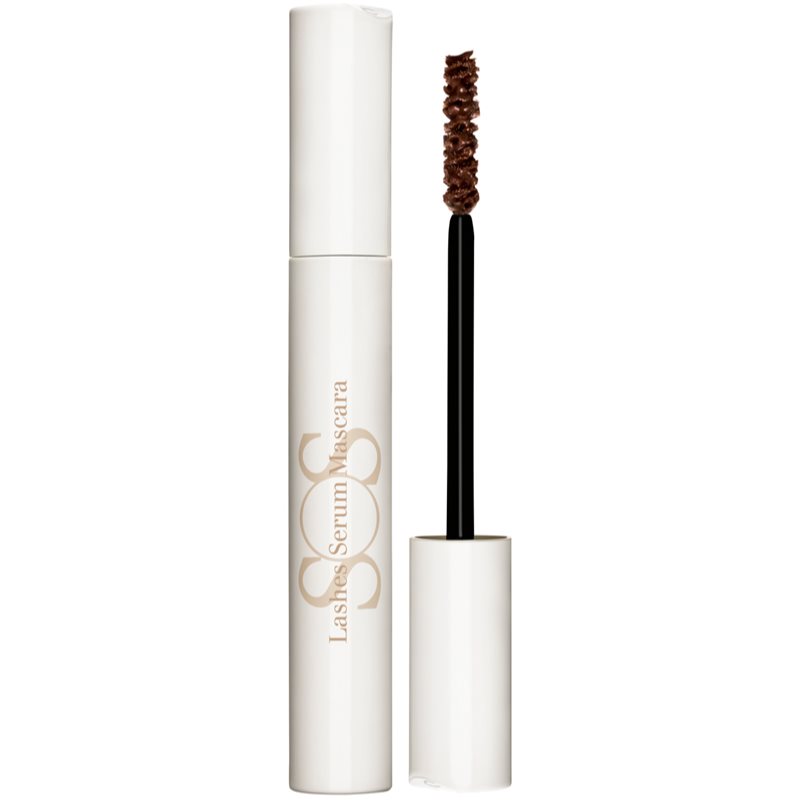 Clarins SOS Lashes Serum Mascara tápláló szempillaspirál a dúsabb és hosszabb pillákért 8 ml-Ár