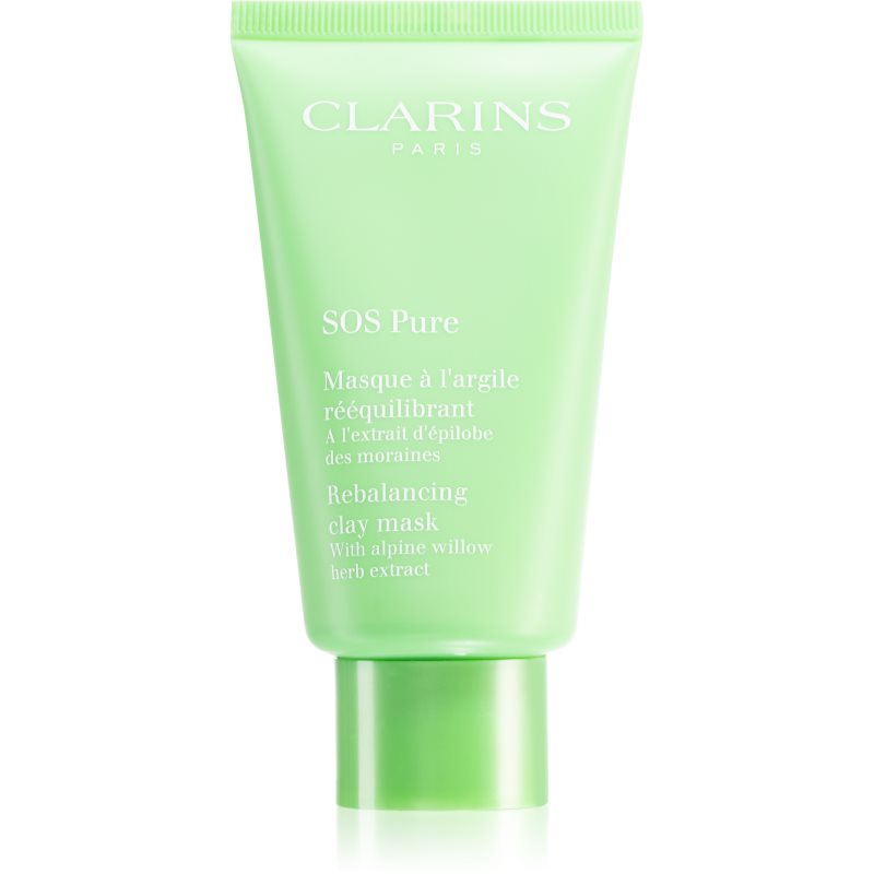 Clarins SOS Pure Rebalancing Clay Mask agyagos maszk kombinált és zsíros bőrre 75 ml-Eredeti