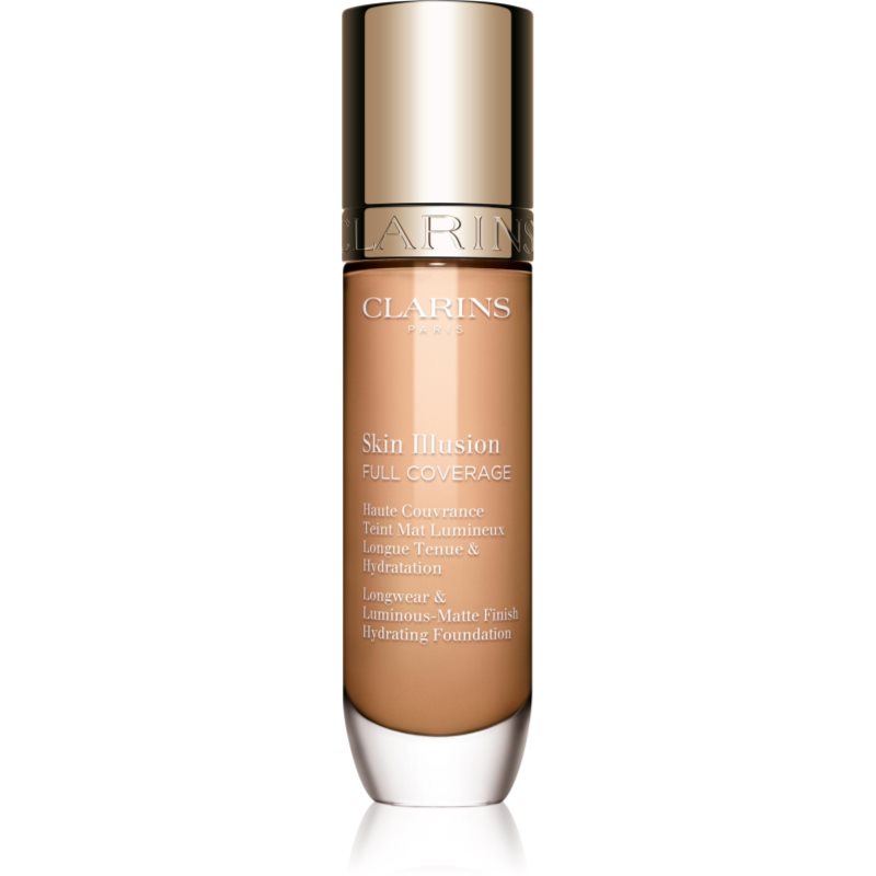 Clarins Skin Illusion Hydrating Foundation Magas fedésű alapozó árnyalat 107C 30 ml