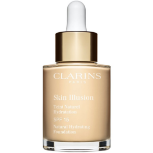 Clarins Skin Illusion Natural Hydrating Foundation világosító hidratáló make-up SPF 15 árnyalat 100.5W Cream 30 ml-Ár