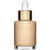 Clarins Skin Illusion Natural Hydrating Foundation világosító hidratáló make-up SPF 15 árnyalat 101W Linen 30 ml-Ár