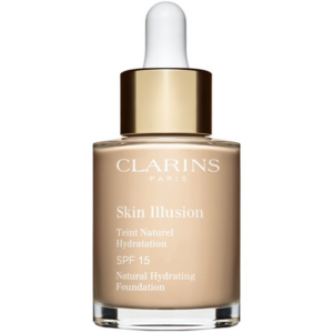 Clarins Skin Illusion Natural Hydrating Foundation világosító hidratáló make-up SPF 15 árnyalat 103N Ivory 30 ml-Ár