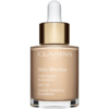 Clarins Skin Illusion Natural Hydrating Foundation világosító hidratáló make-up SPF 15 árnyalat 105N Nude 30 ml-Eredeti
