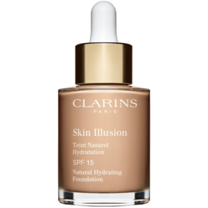 Clarins Skin Illusion Natural Hydrating Foundation világosító hidratáló make-up SPF 15 árnyalat 108W Sand 30 ml-Eredeti