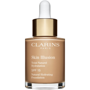 Clarins Skin Illusion Natural Hydrating Foundation világosító hidratáló make-up SPF 15 árnyalat 111N Auburn 30 ml-Ár