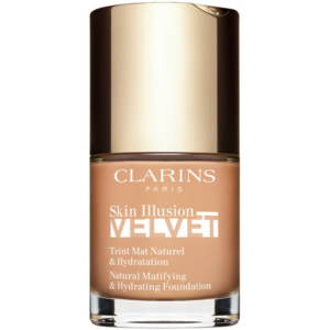 Clarins Skin Illusion Velvet mattító folyékony alapozó tápláló hatással árnyalat 109C 30 ml-Ár