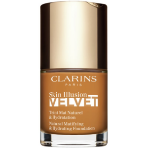 Clarins Skin Illusion Velvet mattító folyékony alapozó tápláló hatással árnyalat 117N 30 ml-Ár