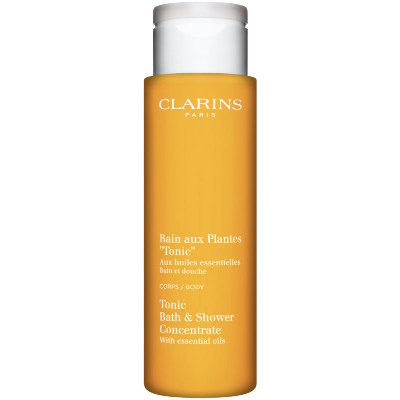 Clarins Tonic Bath & Shower Concentrate tusoló- és fürdőgél esszenciális olajokkal 200 ml-Ár
