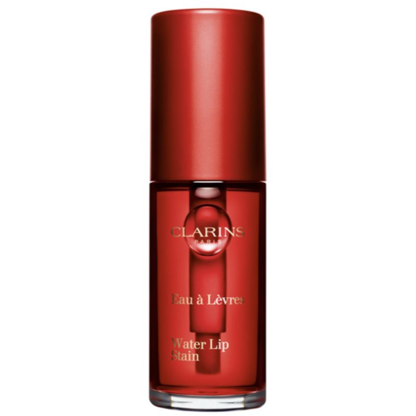 Clarins Water Lip Stain matt szájfény hidratáló hatással árnyalat 03 Red Water 7 ml-Eredeti