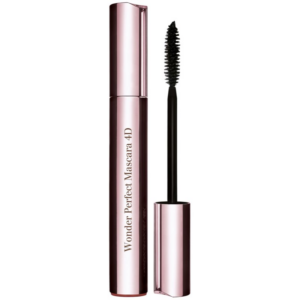 Clarins Wonder Perfect Mascara 4D dúsító és hosszabbító szempillaspirál árnyalat 01 Perfect Black 8 ml-Eredeti