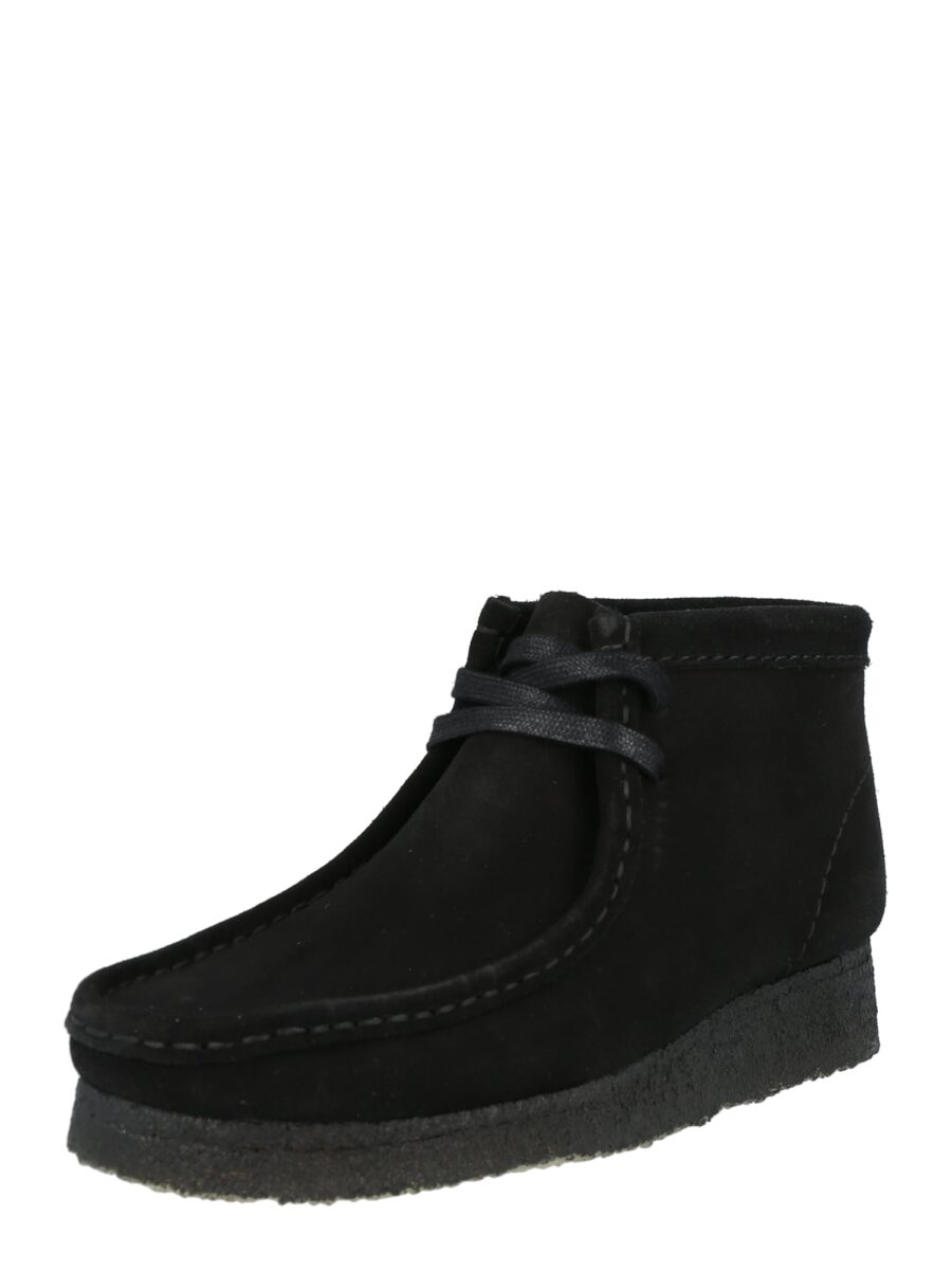 Clarks Originals Fűzős rövid szárú csizmák 'Wallabee'  fekete-hu