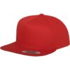 Classic 5 Panel Snapback Red