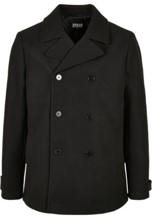 Classic Black Pea Coat