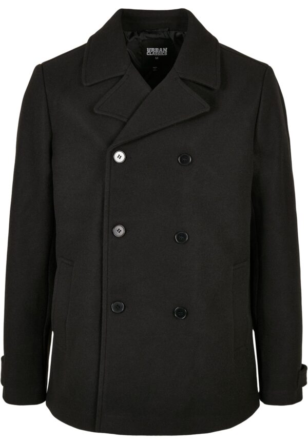 Classic Black Pea Coat