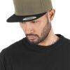 Classic Snapback Cap Black/Olive