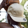 Classic khaki jockey cap