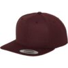 Classic maroon-colored Snapback