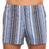 Classic men's boxer shorts Foltýn blue with oversized stripes