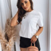 Classic women's T-shirt HARPER ecru Dstreet