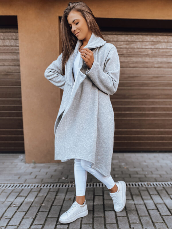 Claudie női pulóver világosszürke Dstreet
