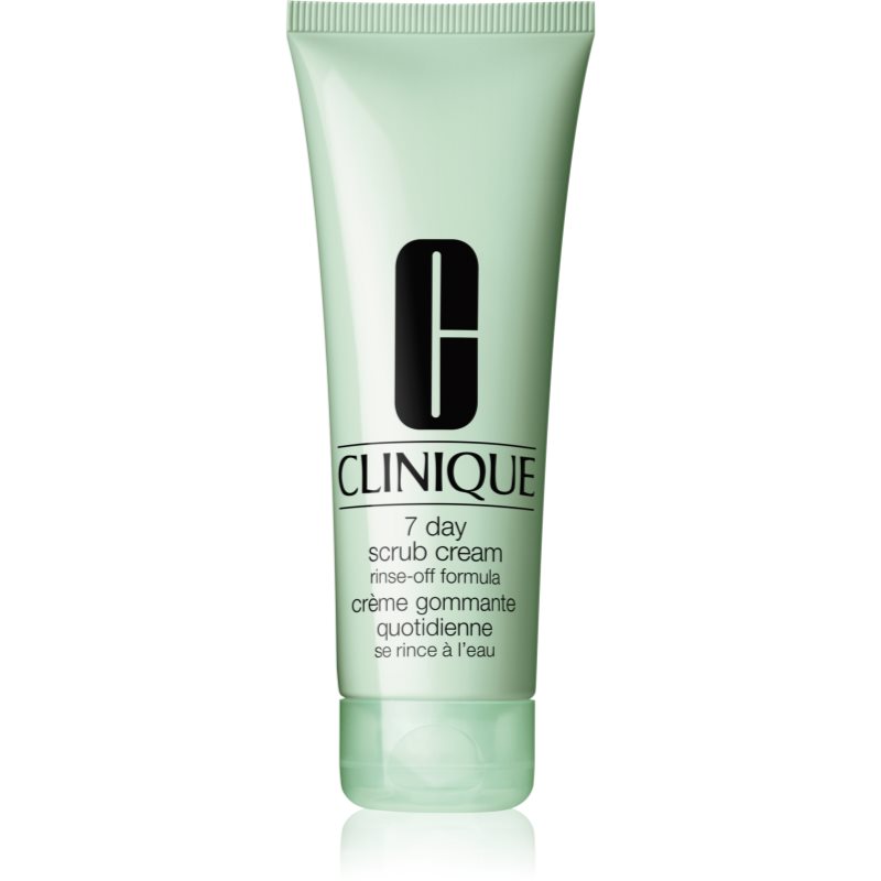 Clinique 7 Day Scrub Cream Rinse-Off Formula tisztító peeling mindennapi használatra 100 ml-Eredeti