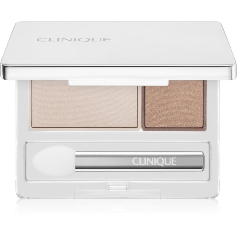 Clinique All About Shadow™ Duo duo szemhéjfesték árnyalat Ivory Bisque/Bronze Satin - Shimmer 1