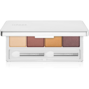Clinique All About Shadow™ Quad szemhéjfesték paletta árnyalat Morning Java - Shimmer 3