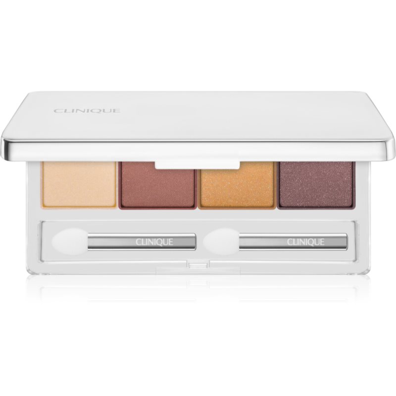 Clinique All About Shadow™ Quad szemhéjfesték paletta árnyalat Morning Java - Shimmer 3