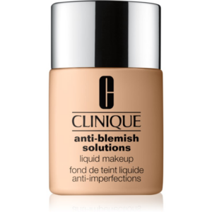 Clinique Anti-Blemish Solutions™ Liquid Makeup fedő hatású alapozó az aknéra hajlamos zsíros bőrre árnyalat CN 28 Ivory 30 ml-Ár