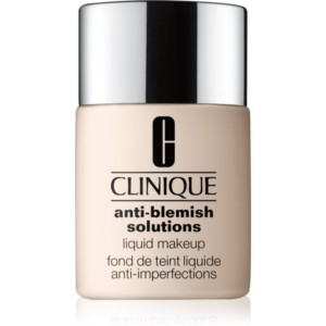 Clinique Anti-Blemish Solutions™ Liquid Makeup fedő hatású alapozó az aknéra hajlamos zsíros bőrre árnyalat Flax 30 ml-Ár