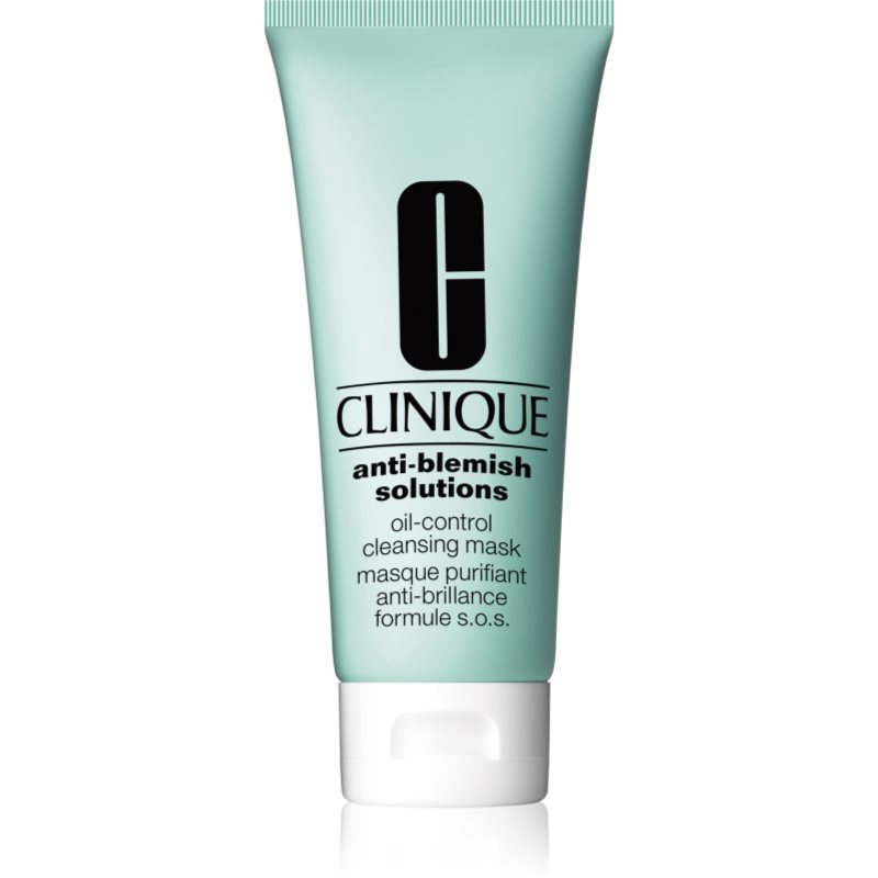 Clinique Anti-Blemish Solutions™ Oil-Control Cleansing Mask tisztító maszk kombinált és zsíros bőrre 100 ml-Eredeti