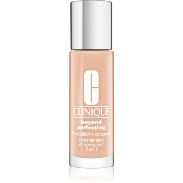 Clinique Beyond Perfecting™ Foundation + Concealer alapozó és korrektor 2 az 1-ben árnyalat 04 Cream Whip 30 ml-Eredeti