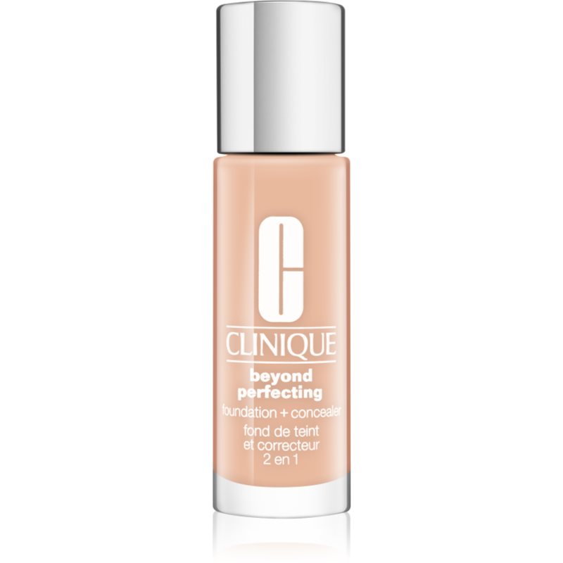 Clinique Beyond Perfecting™ Foundation + Concealer alapozó és korrektor 2 az 1-ben árnyalat 04 Cream Whip 30 ml-Eredeti