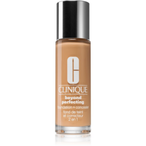 Clinique Beyond Perfecting™ Foundation + Concealer alapozó és korrektor 2 az 1-ben árnyalat 14 Vanilla 30 ml-Eredeti