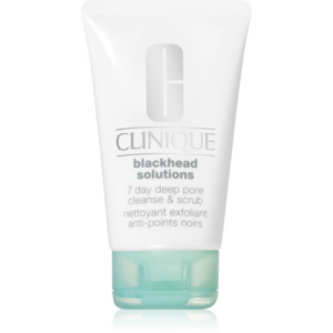 Clinique Blackhead Solutions 7 Day Deep Pore Cleanse & Scrub arctisztító peeling a mitesszerek ellen 125 ml-Eredeti