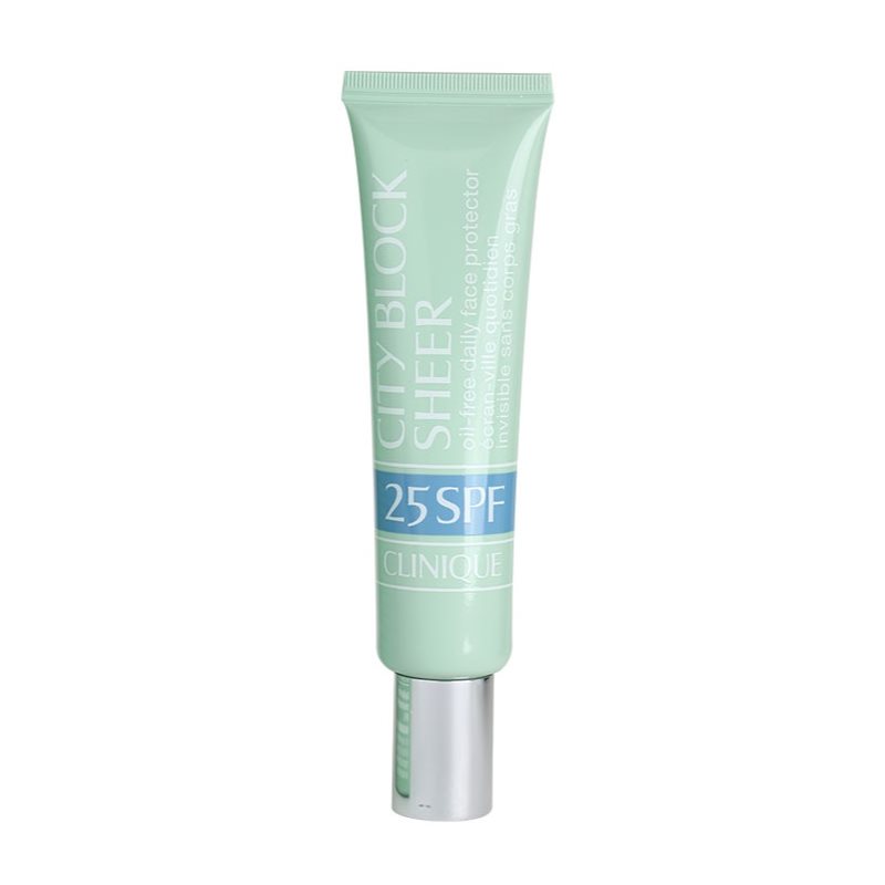 Clinique City Block™ Sheer Oil-Free Daily Face Protector SPF 25 védőkrém az egész arcra SPF 25 40 ml-Ár