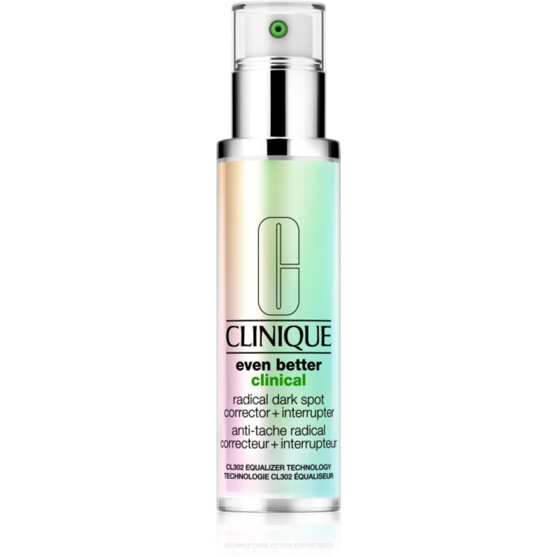 Clinique Even Better Clinical™ Radical Dark Spot Corrector + Interrupter élénkítő szérum a pigment foltok ellen 50 ml-Eredeti