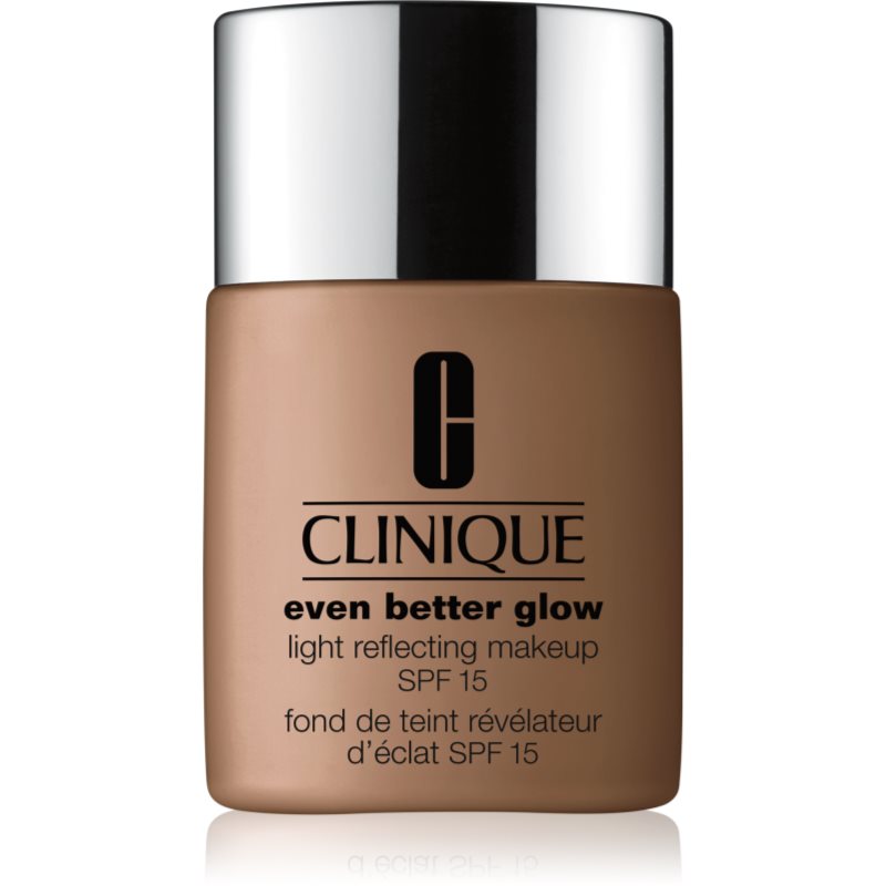 Clinique Even Better™ Glow Light Reflecting Makeup SPF 15 üde hatást keltő alapozó SPF 15 árnyalat CN 126 Espresso 30 ml-ár